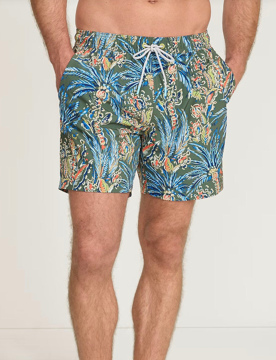 Tommy Bahama - Naples Feira Fronds 6-Inch Swim Trunks