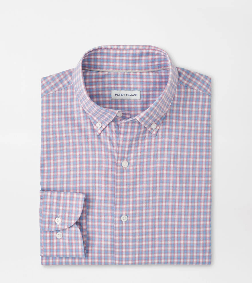 Peter Millar Gregory Performance Twill Sport Shirt