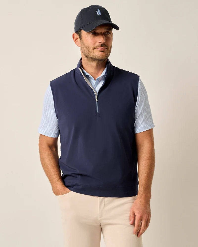 Johnnie-O 1/4 Zip Vest - Torque
