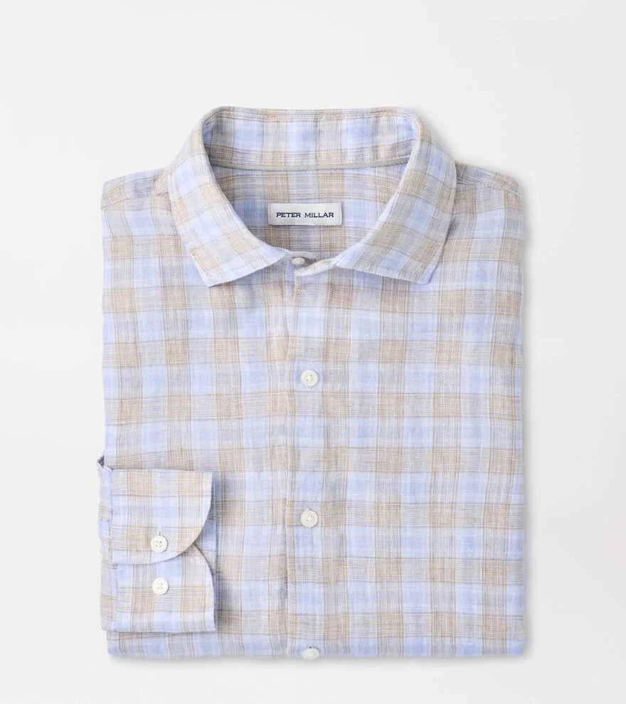 Peter Millar Milo Linen Sport Shirt