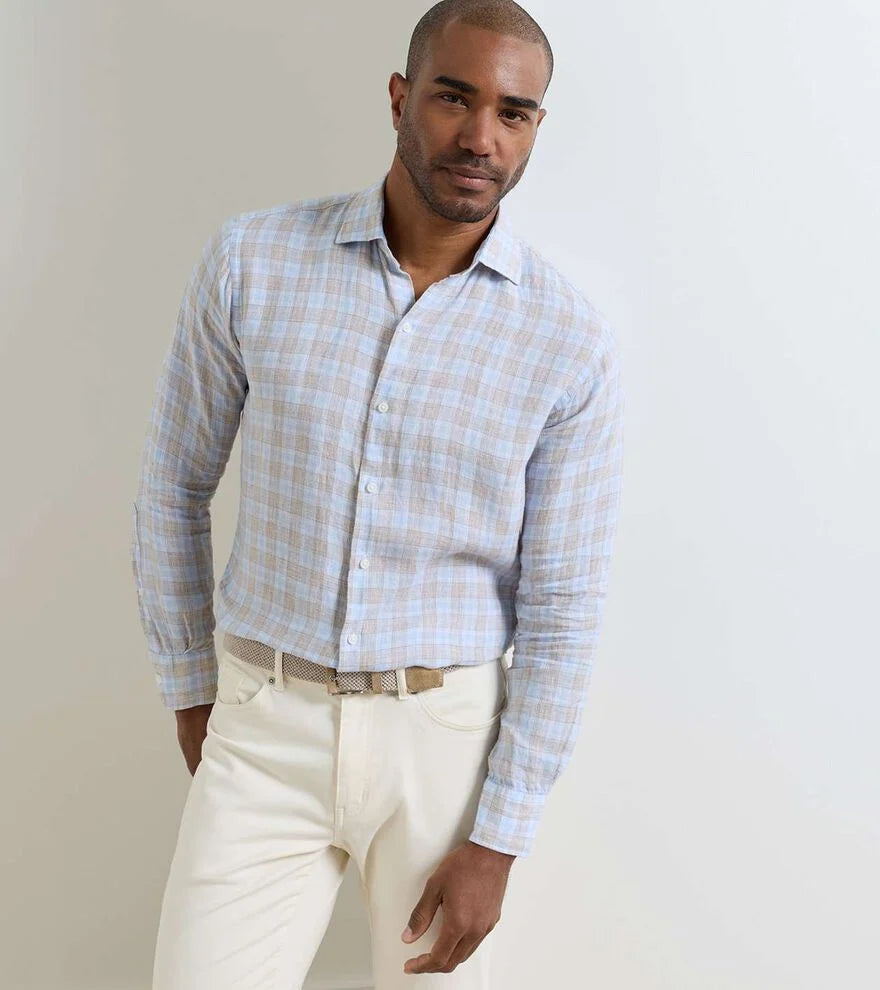 Peter Millar Milo Linen Sport Shirt