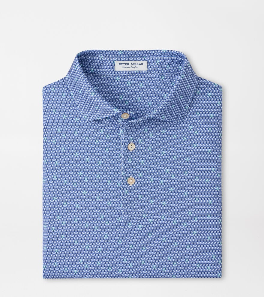 Peter Millar Geo Skull Performance Jersey Polo