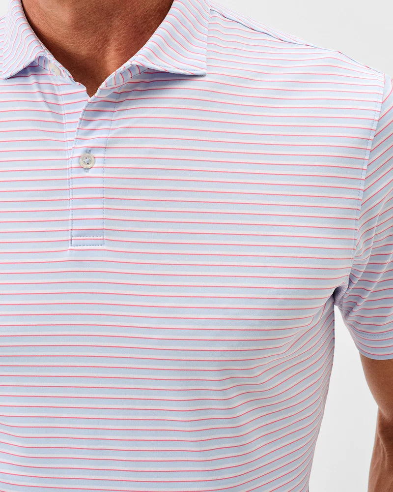 Johnnie-O Performance Jersey Polo - Rez Stripe