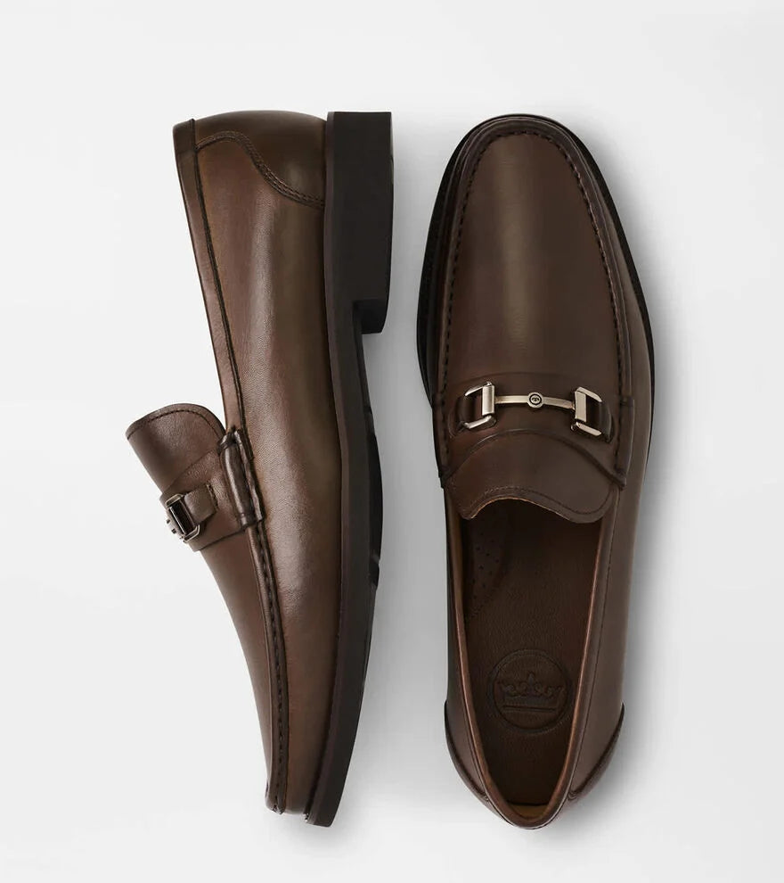 Peter Millar Leather Bit Loafer