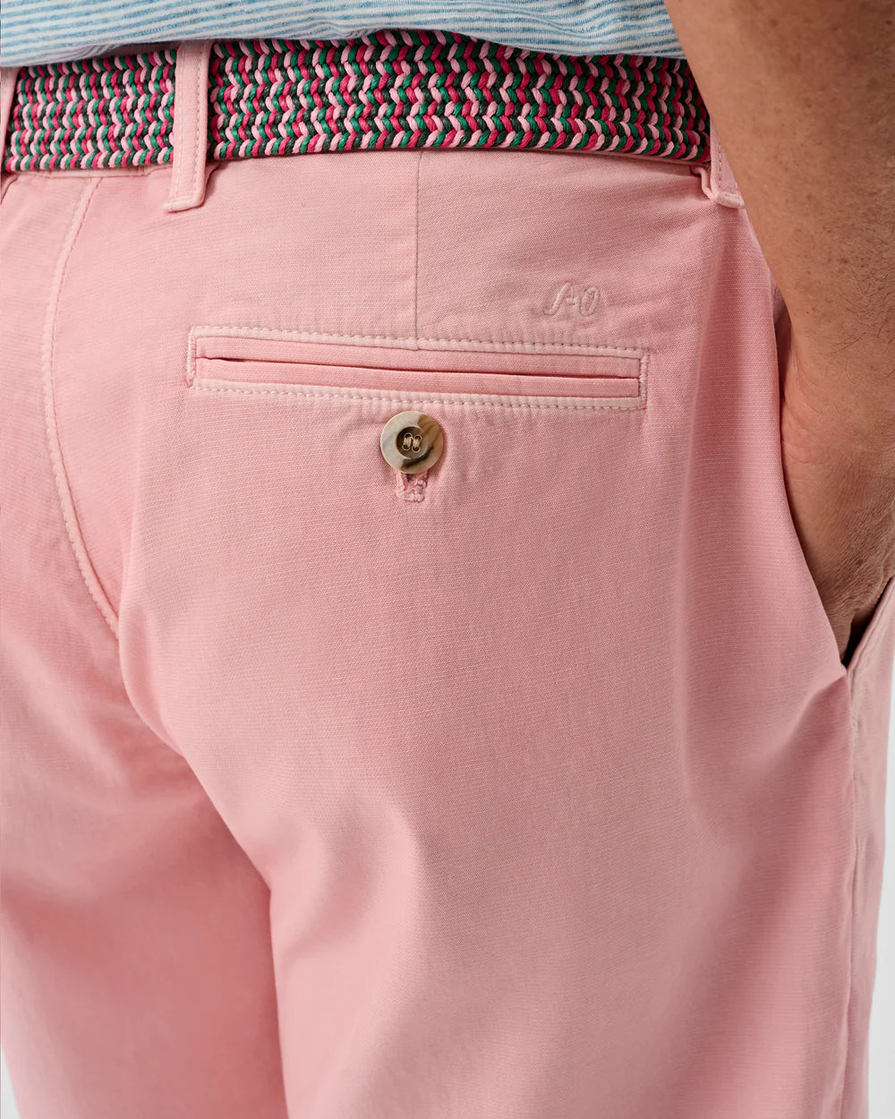 Johnnie-O Nassau Cotton Blend Shorts