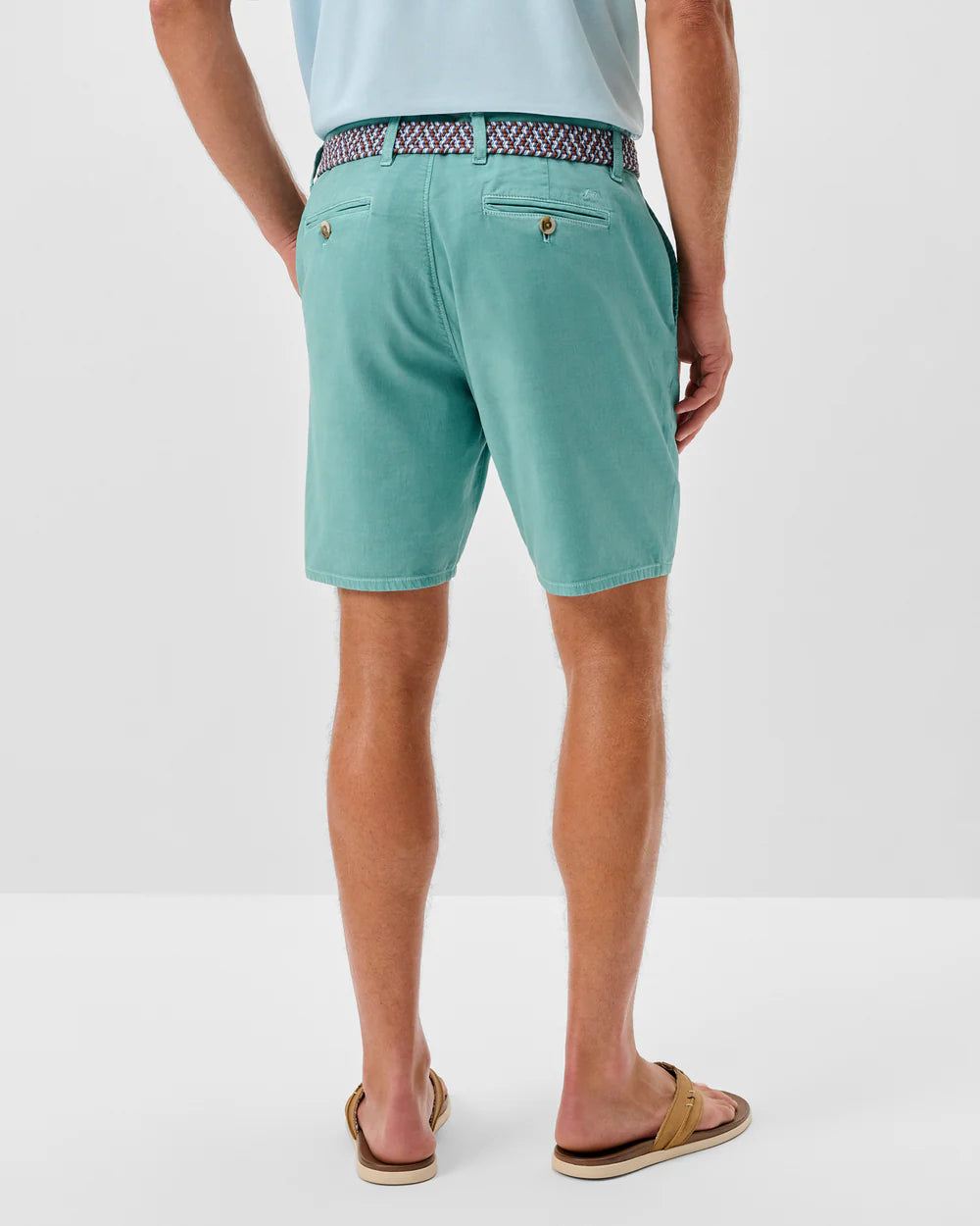 Johnnie-O Nassau Cotton Blend Shorts 8”