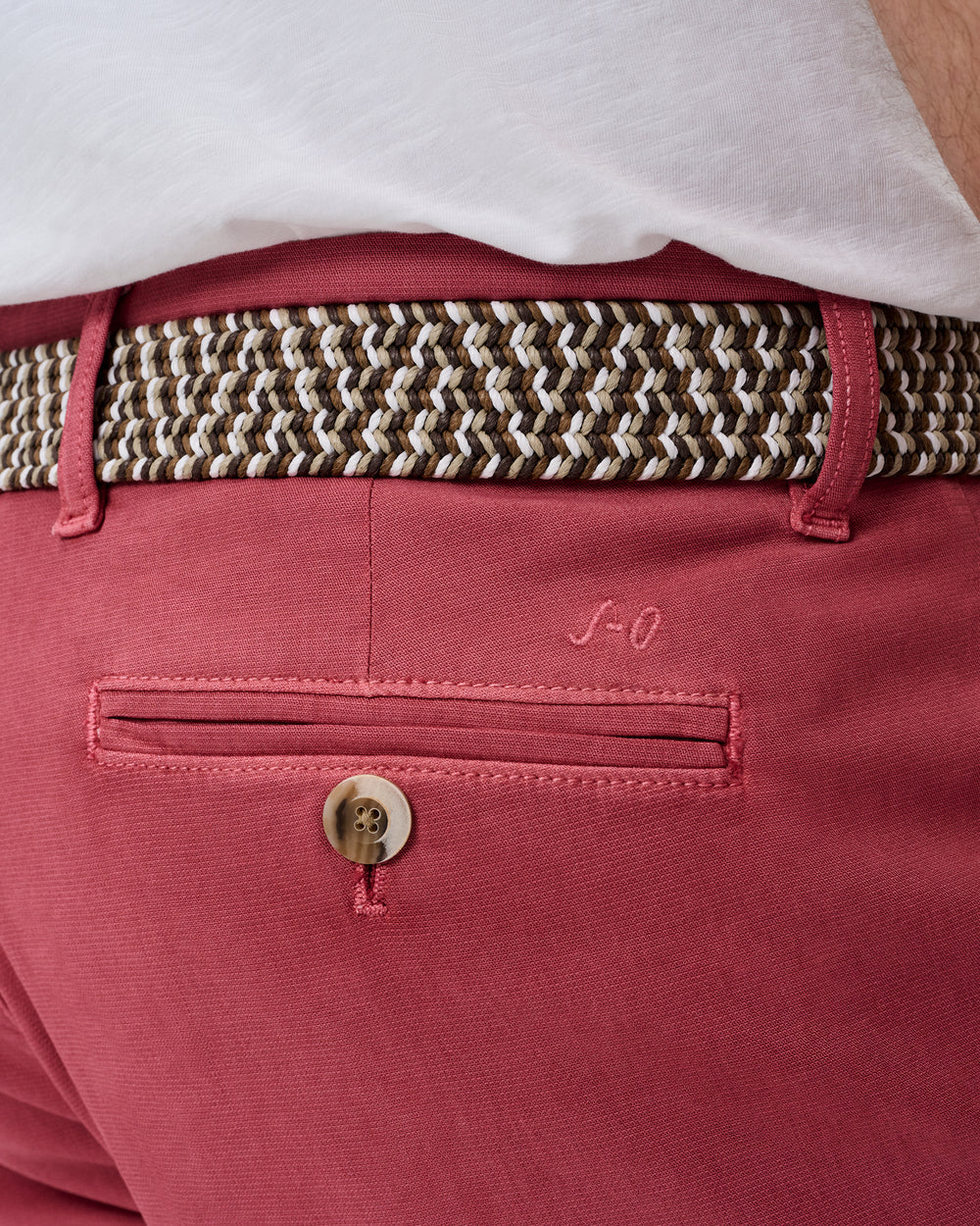 Johnnie-O Nassau Cotton Blend Shorts 8”