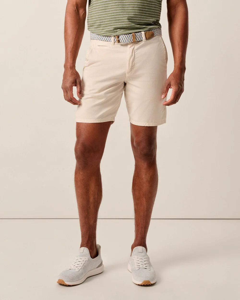 Johnnie-O Nassau Cotton Blend Shorts 8”