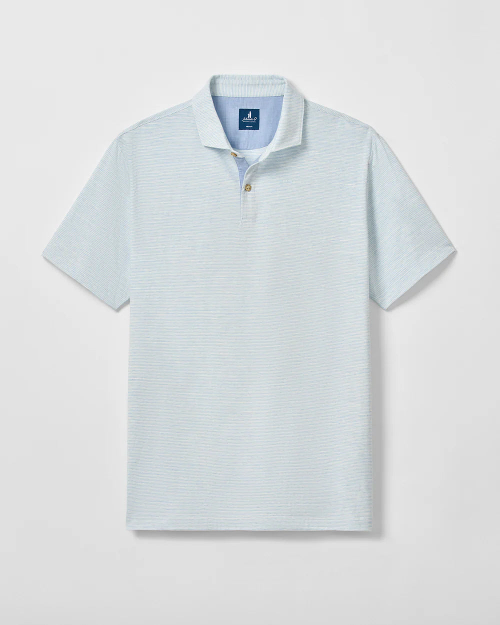 Johnnie-O Slub Cotton Blend Polo - Thatcher Stripe