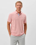Johnnie-O Slub Cotton Blend Polo - Thatcher Stripe