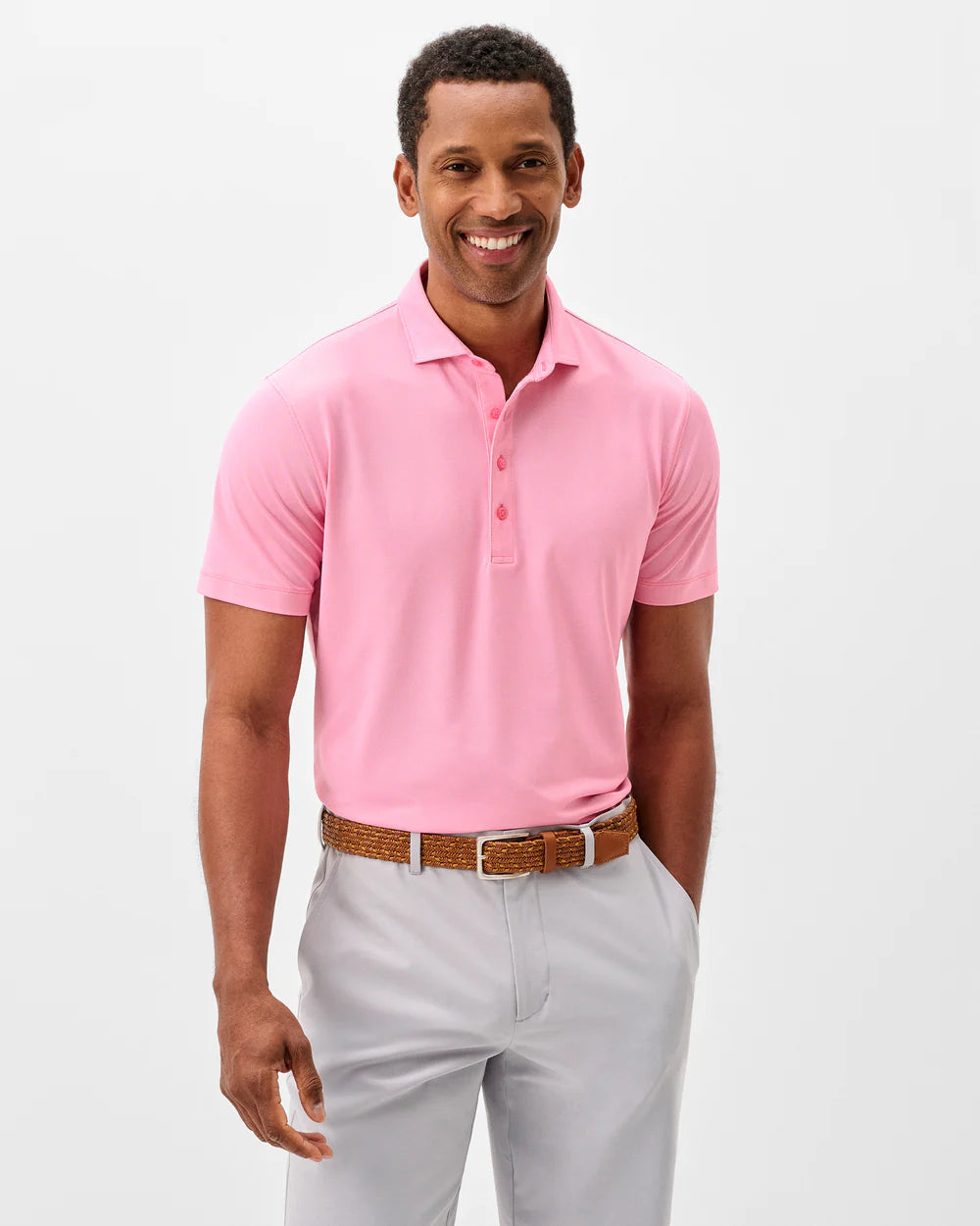 Johnnie-O Performance Mesh Polo - Clegg Solid