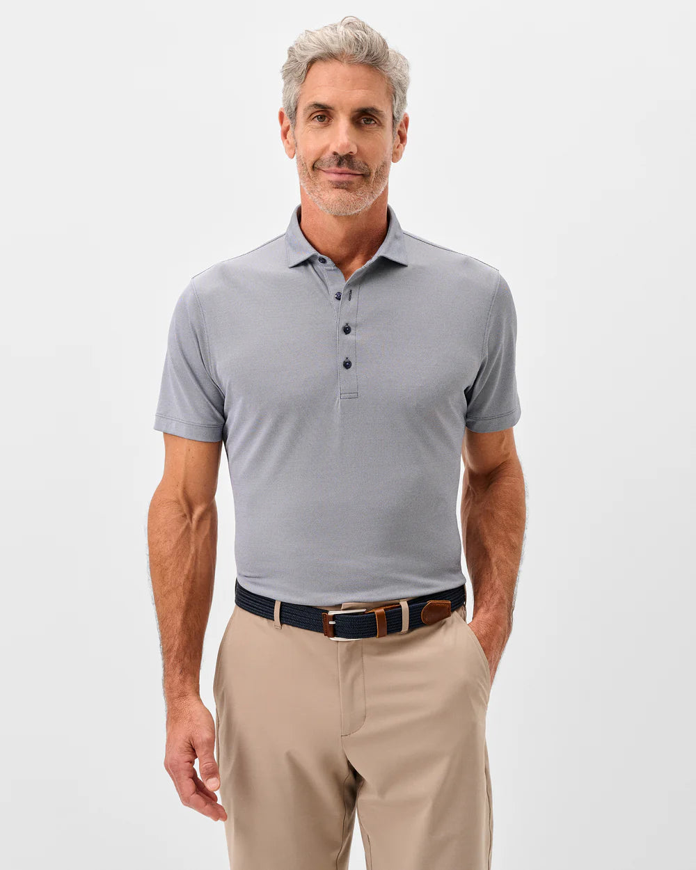 Johnnie-O Performance Mesh Polo - Clegg Solid