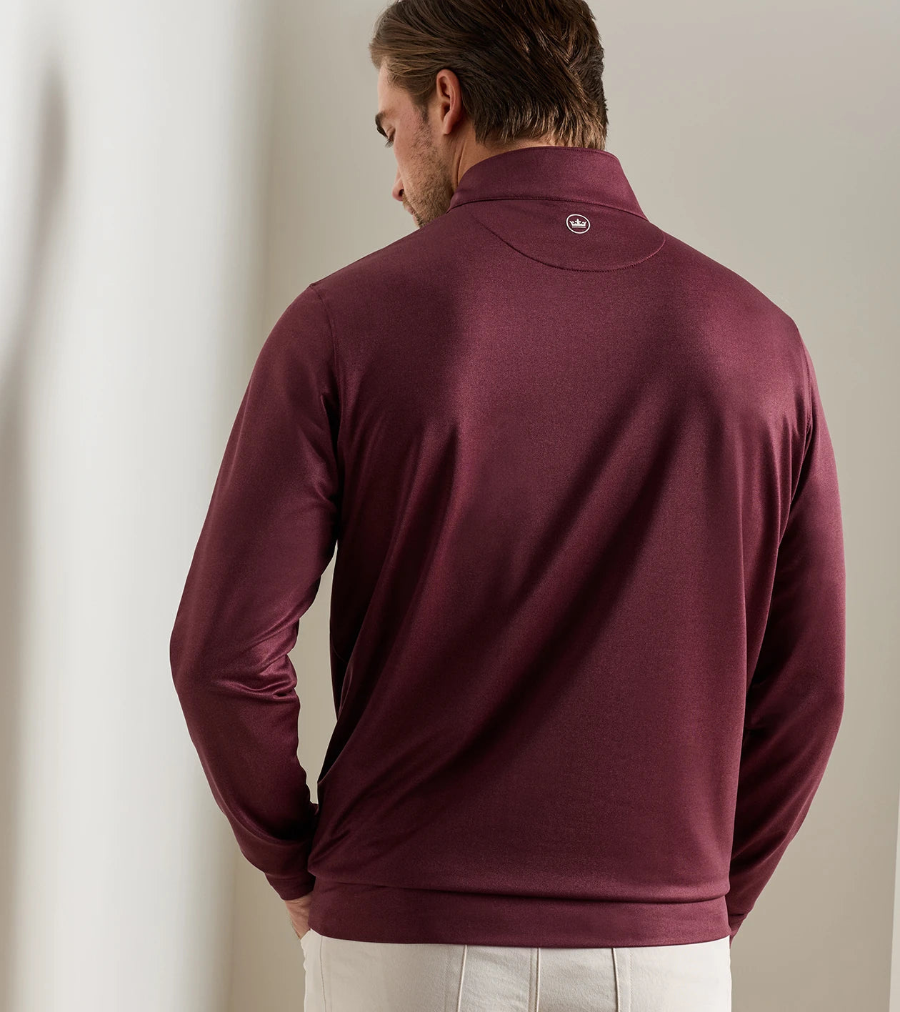 Peter Millar Perth Herringbone Performance Quarter-Zip