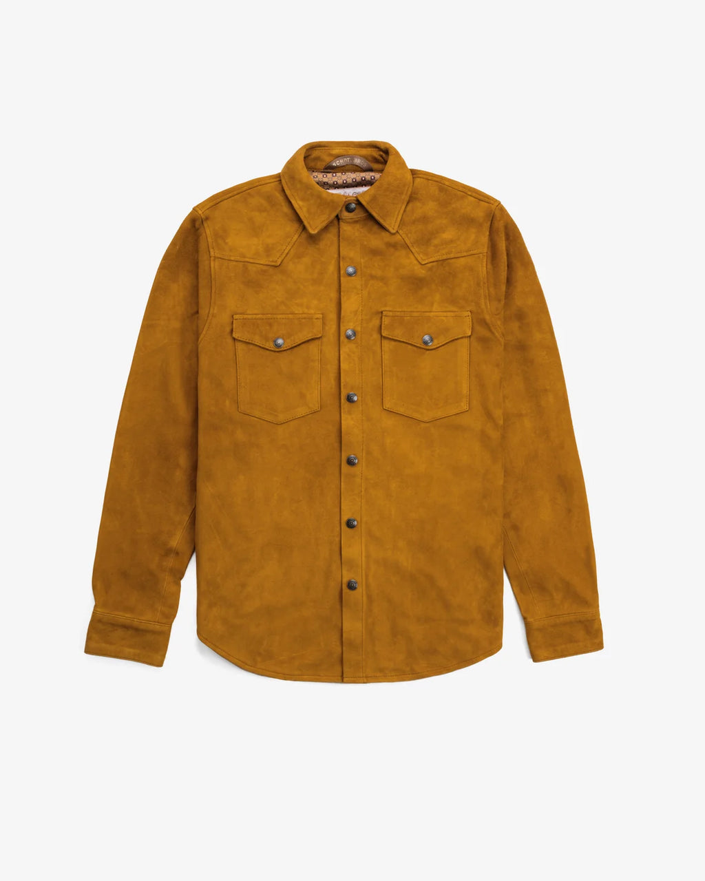 Schott Bros. Men’s Calf Suede Western Shirt Jacket