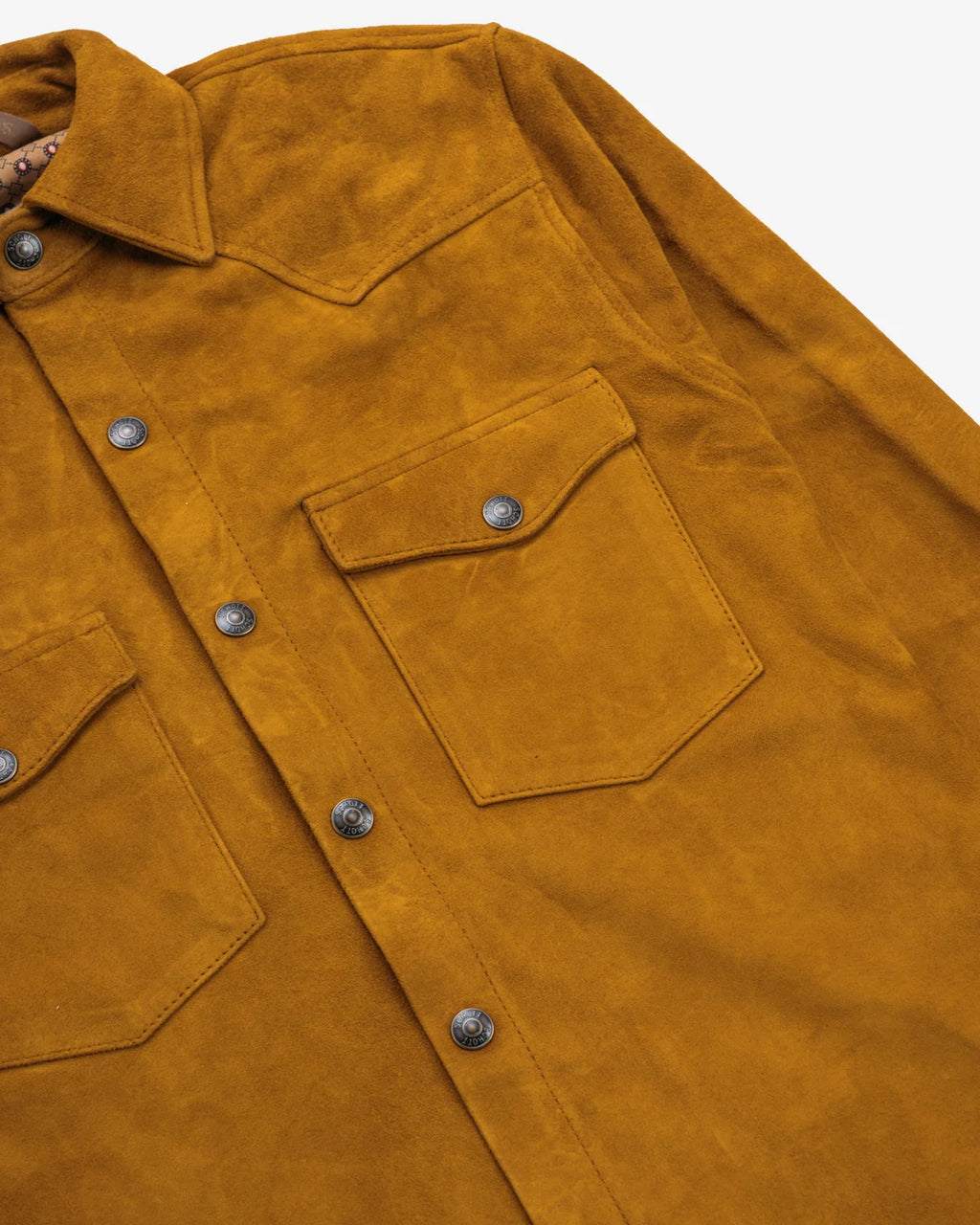Schott Bros. Men’s Calf Suede Western Shirt Jacket