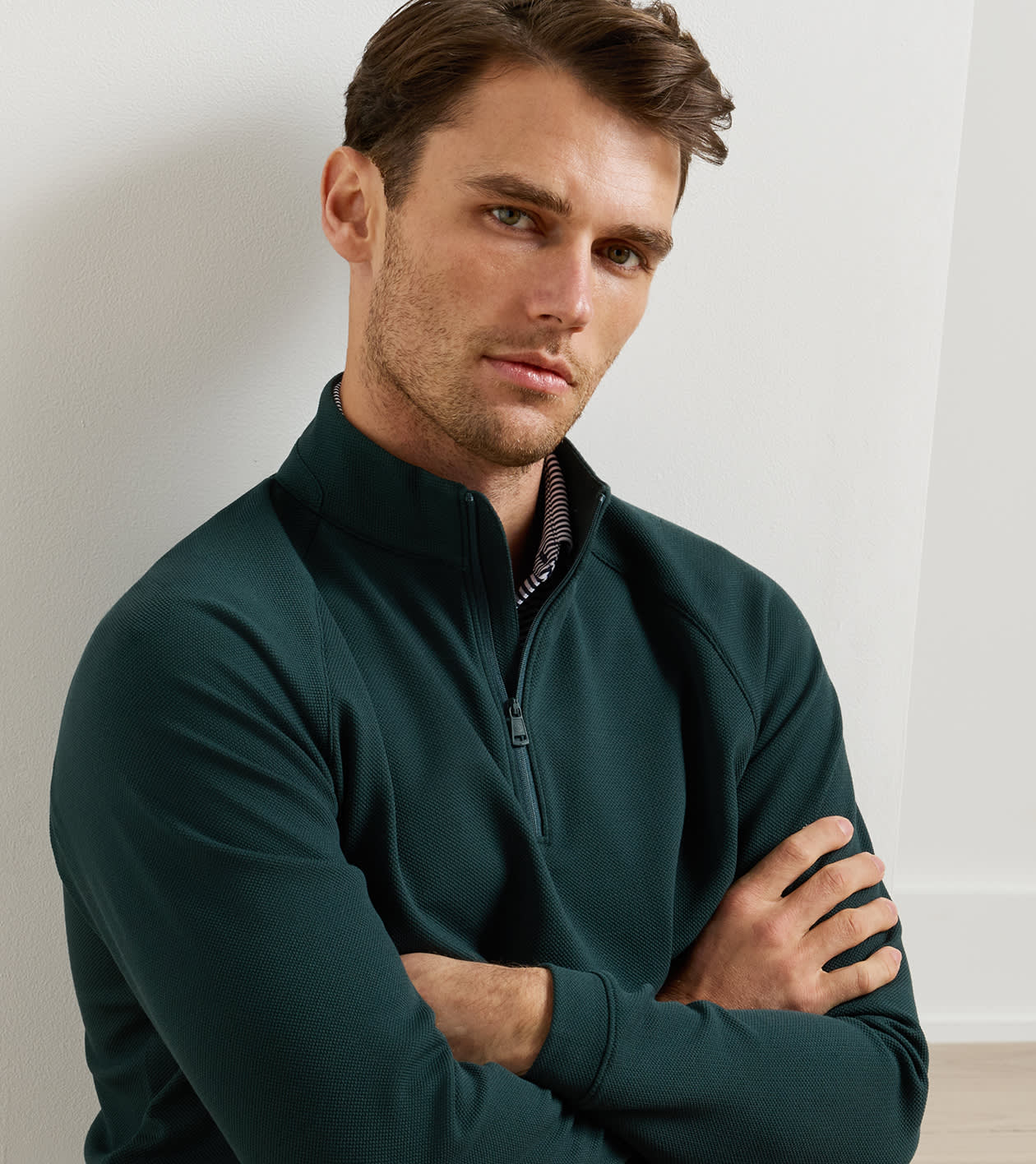 Peter Millar Cradle Pique Performance Quarter Zip
