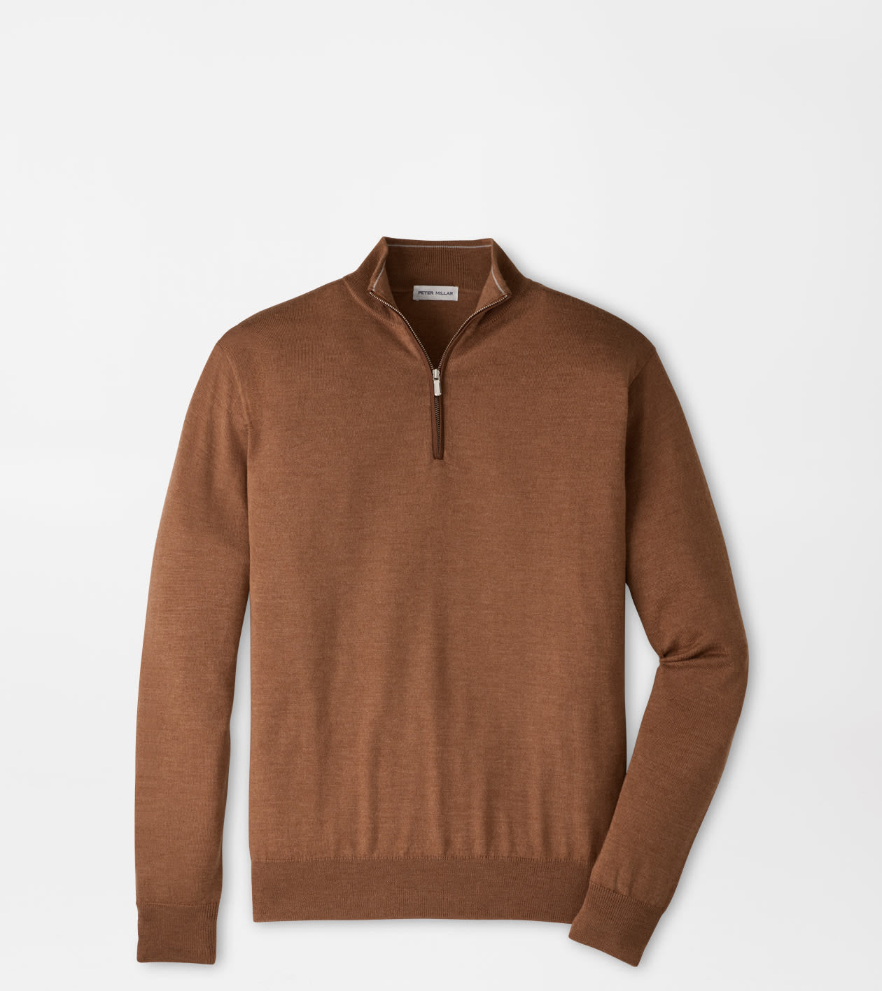 Peter Millar Autumn Crest Suede Trim Quarter Zip