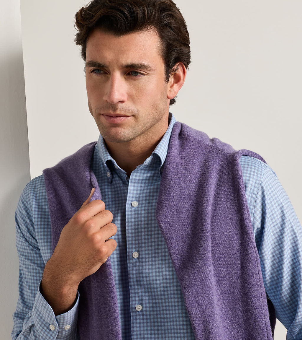 Peter Millar Liam Crown Soft Twill Sport Shirt