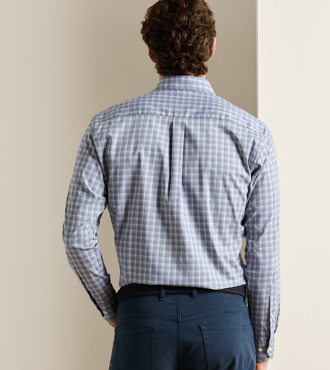 Peter Millar Lincoln Crown Lite Cotton-Stretch Sport Shirt