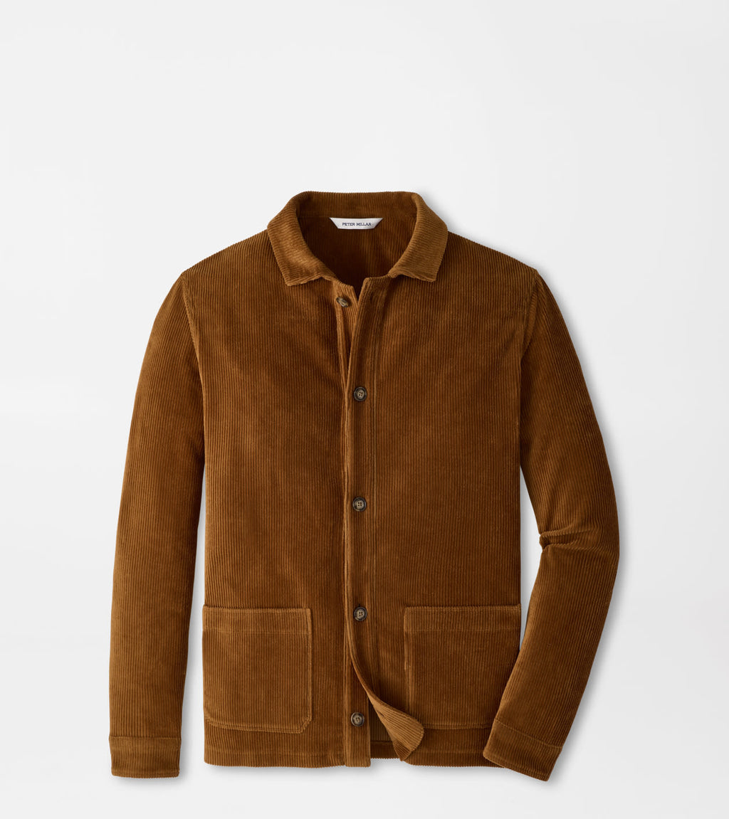Peter Millar Corduroy Knit Chore Coat