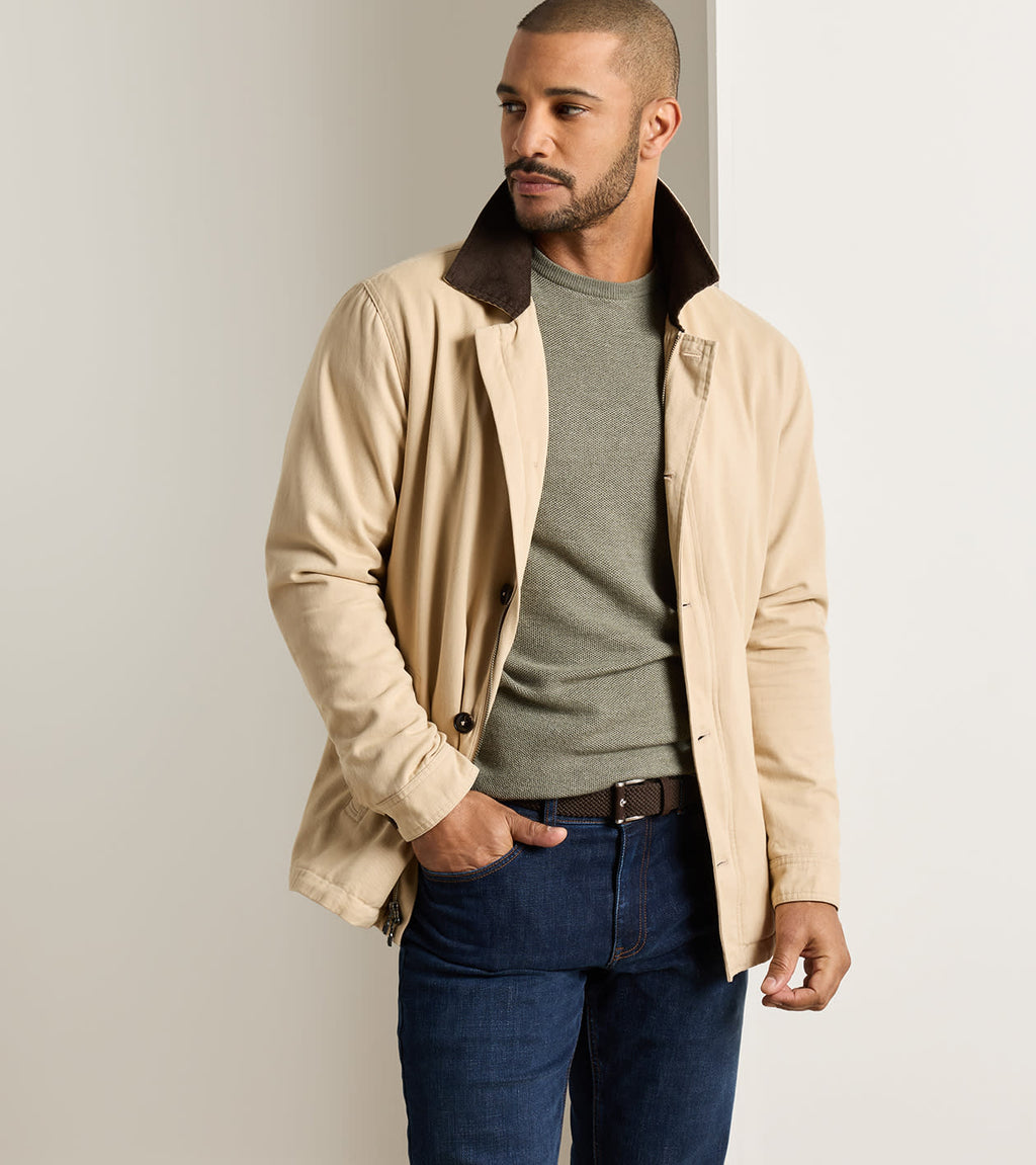 Peter Millar Chatham Cotton Cashmere Coat